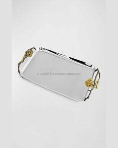 Plateau à chocolat en métal au design élégant pour l'affichage de bonbons assortis desserts sur la table à manger pour les invités - Product Image 3