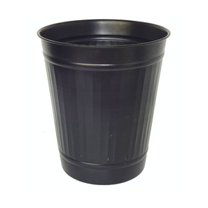 Designer Black <b>Rustic</b> Iron Waste Bin for Luxury Modern Home and <b>Office</b> Interiors - Product Image 4