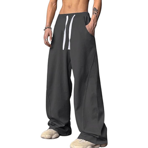 Men's Baggy Sweatpants Custom Striped Side Heavyweight <b>Polyester</b> <b>Jogger</b> Sweat Pants Baggy Sports Loose Fit Drawstring Closure - Product Image 5