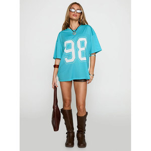 Top Rated Women's Oversized Streetwear <b>T</b> <b>Shirt</b> Breathable Summer Casual Tee Custom Logo OEM ODM Clothing Manufacturer - Product Image 3