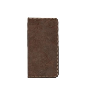 Brown <b>Genuine</b> <b>Leather</b> Mobile <b>Wallet</b> for Men Slim Card Holder Travel Pouch Case Premium Elegant Checkbook Clutch Daily Organizer - Product Image 3