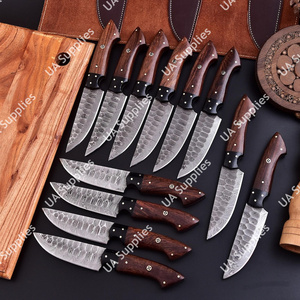 UA Supplies Hot Selling Trendiness Handmade Full Tang Damascus Steel Paring <b>Knives</b> 4-5.9in Ambidextrous Brushed Finish Kitchen - Product Image 6