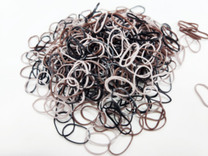 Bandes élastiques pour cheveux en TPU, fabriquées en Corée, unisexes, personnalisées OEM ODM, dans une bouteille en plastique, non toxiques, élastiques, certifiées OEKO-TEX - Product Image 2