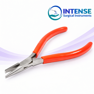Professional <b>Split</b> <b>Ring</b> Pliers Stainless Steel Jewelry Making Tool Precision <b>Ring</b> Opening Pliers with Comfortable Grip - Product Image 1