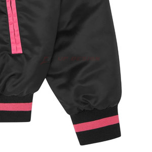 2026 Winter <b>Men's</b> Stand Collar Satin Bomber <b>Jacket</b> <b>Long</b> Sleeves Custom Design Eco-Friendly Breathable Regular Fit Casual Wear - Product Image 4