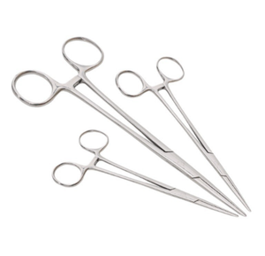 Manual Hemostatic Forceps Needle Holder Clip Stainless Steel Surgical Instruments Safety Basis Dentavex DC-<b>S</b>-<b>9</b> CE Certified - Product Image 1