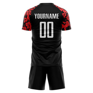 High Quality Breathable Men's <b>Soccer</b> Wear Customizable Team Uniform Set OEM Wholesale Service Premium Quick Dry Football Jersey - Product Image 2