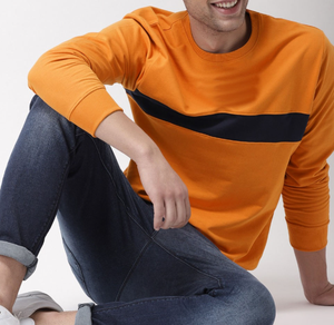 เสื้อสเวตเชิ้ตผู้ชายทรงปกติ ผ้าฝ้าย 100% สไตล์ลำลอง - Product Image 1