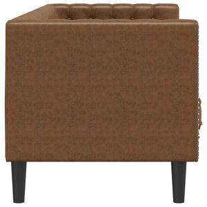 Sofá Chesterfield Marrón para Sala de Estar - Product Image 5