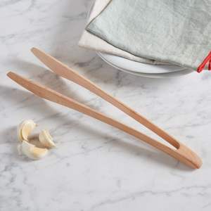 Pinzas para Tostar Reutilizables de Madera, Pinzas de Cocina Ideales, Utensilio de Cocina para Queso, Tocino, Muffins, Frutas, Pan, Ultra Agarre, Ecológicas - Product Image 1