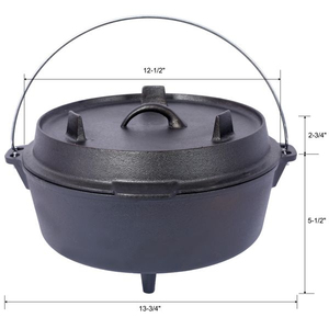Olla Ovalada Premium Tipo Dutch Oven con Construcción de Hierro Fundido Esmaltado y Tecnología Superior de Retención de Calor - Product Image 5