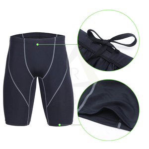 Pantalones Cortos de Compresión Elite 180g Poliéster/Algodón Elástico Soporte Muscular Firme Ajuste Ceñido Delantero OEM Fábrica de Marca Privada - Product Image 5