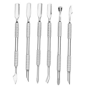Ensemble d'outils pousse-cuticules en acier inoxydable à double extrémité pour manucure et soin des cuticules, conception à double tête réutilisable - Product Image 5