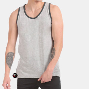 เสื้อกล้ามผู้ชาย แขนกุด ทรงเข้ารูป ผ้าฝ้ายลำลอง สำหรับออกกำลังกาย ฟิตเนส เทรนนิ่ง เสื้อกล้ามผู้ชายสำหรับฤดูร้อน - Product Image 2