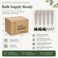 Vas Bunga Plastik Grosir untuk Makam dengan Penyangga Tanah untuk Dekorasi Peringatan Luar Ruangan di Sisi Makam