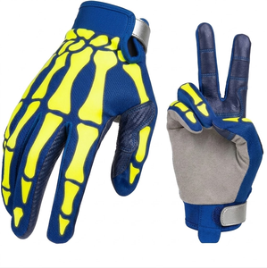 Nouveaux gants de motocross unisexes personnalisés pour l'été, coupe-vent, écran tactile, doigts entiers, polyester de qualité supérieure, antidérapants pour vélo - Product Image 3