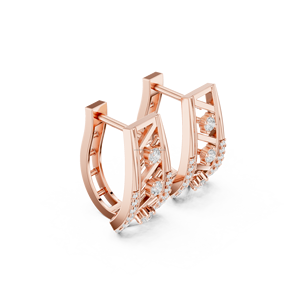 Just For You Jewels Pendientes colgantes de eslabones chapados en oro de 14 quilates - Product Image 4