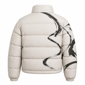 Wholesale Cheap Price Thick Cotton Padded <b>Warm</b> Winter Outdoor Custom Logo <b>Men</b> Puffer <b>Jacket</b> - Product Image 4