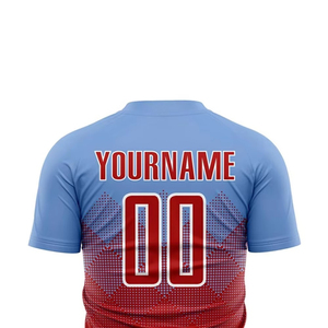Camisetas de Fútbol 2026 con Impresión Digital, 100% Poliéster, Transpirables, de Secado Rápido, Fábrica Ofrece Colores, Nombres y Números Personalizados para Equipos - Product Image 4