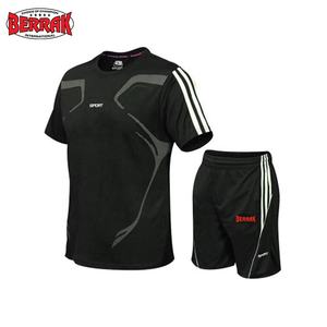 ชุดวอร์มแขนสั้นขาสั้นสำหรับผู้ชาย,ชุดวอร์มชุดกีฬาลำลองคอกลมตาข่ายเสื้อออกกำลังกายวิ่งเล่นฟิตเนสปี2021สำหรับฤดูร้อน - Product Image 3