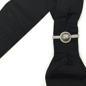 สายสะพายพิธีกรรมเมสันแบบครบชุด ลายปักสูงสีดำ ผ้ามัวร์ พร้อมตราอีสเทิร์นสตาร์ สำหรับข้าราชการประจำจังหวัด นักรบอัศวินเทมพลาร์ ตามกฎระเบียบภาษาอังกฤษ - Product Image 2