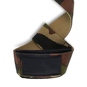 Sangles de musculation en coton pour soulevé de terre avec bandes de maintien pour les poignets, accessoires de gym, logo personnalisé - Product Image 3