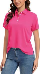 Camiseta Polo Casual Unisex al por Mayor, Camiseta Polo a Rayas de Manga Corta para Mujer Hecha a Medida, Disponible para Personalización de Logotipo - Product Image 4