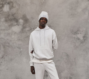 Hoodie and Sweatshirt Thermal 100% Cotton <b>Acid</b> Wash French Terry Heavyweight Oversized <b>Drop</b> Shoulder Boxy Hoodies for Men's - Product Image 2