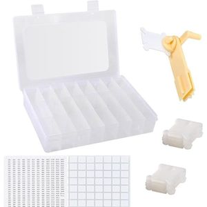 Organizzatore per Fili da Ricamo, Scatola Porta Fili per Punto Croce con Strumenti per Lavori Artigianali e Cucito - Product Image 1