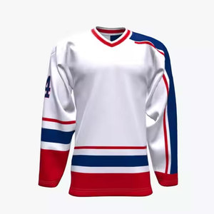 Tela de alta calidad para camisetas de hockey sobre hielo, ajuste cómodo, ideal para juegos competitivos y sesiones de entrenamiento. - Product Image 1