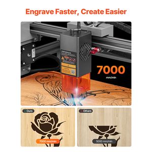 Macchina per Incisione e Taglio Laser a Diodi Ruida 10W con Involucro, Area di Lavoro 11,8 x 11,8, Supporta Formato Grafico AI - Product Image 2