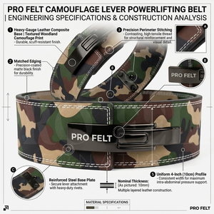 Customized Camouflage Lever <b>Belt</b> Heavy Duty Weightlifting <b>Belt</b> Genuine Leather Powerlifting Gym Fitness Training Support <b>Belt</b> - Product Image 2