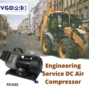 Mini bomba de compresor de aire resistente a la intemperie, 24V, sin aceite, profesional, a bordo, mantenimiento de doble pistón - Product Image 4