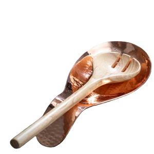 Hammered Stainless Steel Eco-Friendly Copper Colored Kitchen Holder for Spatulas Spoons Tongs-Dishwasher <b>Microwave</b> & <b>Oven</b> Safe - Product Image 1