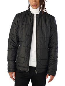 เสื้อแจ็คเก็ตหนังเทียมแบบกลับด้านได้สำหรับผู้ชาย - Product Image 2