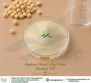 Hgo สารสกัดจากถั่วเหลืองธรรมชาติบริสุทธิ์/สารสกัดจากถั่วเหลือง (อาหารเพื่อสุขภาพ) 98% Isoflavones ถั่วเหลือง (สารสกัดมาตรฐาน) - Product Image 2