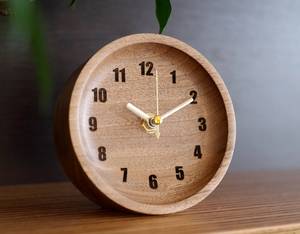 Modern Wooden <b>Clock</b> for Office Desk and Home Decor Smart Table <b>Clocks</b> - Product Image 4