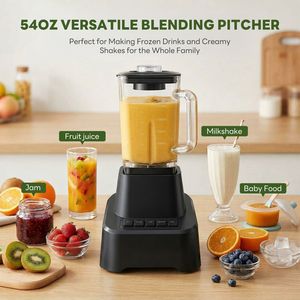 Frullatore Professionale per Gelato con Bicchiere in Vetro da 54 Once, Grande Capacità per Uso Domestico - Product Image 4