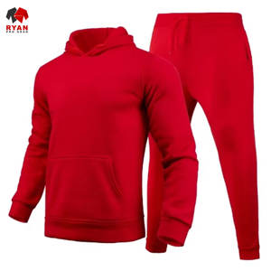 ชุดวอร์มพิมพ์ลายสำหรับผู้ชายไซส์ใหญ่ รุ่นเรกูลาร์ฟิต ยี่ห้อ Ryan Pro Gear แห้งเร็ว เป็นมิตรกับสิ่งแวดล้อม ผลิตจากโพลีเอสเตอร์ 100% ลายเรียบ - Product Image 2