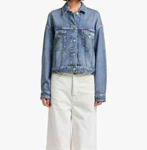 Chaqueta Vaquera Retro OEM 2026 Personalizada con Doble Cremallera para Hombre y Mujer, Diseño de Tendencia Nacional, Ropa Casual para Primavera - Product Image 1