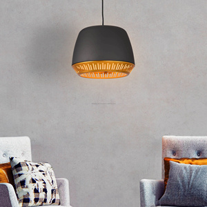 Lustre italien personnalisé fait à la main en feuille d'or corps en métal élégant suspension moderne nouveauté luminaires suspendus à hauteur réglable - Product Image 3