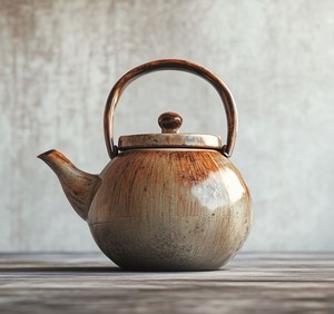 Théière classique émaillée avec bec verseur lisse, poignée confortable, design conservant la chaleur, idéale pour le service quotidien du thé - Product Image 3
