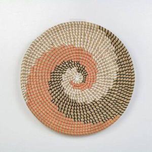 Handmade Natural Seagrass <b>Wall</b> Hanging Basket Decorative <b>Wall</b> <b>Plate</b> Bohemian Rustic Farmhouse Decoration - Product Image 5