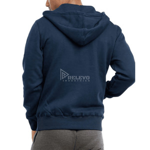 Sweat à capuche zippé personnalisé pour homme, vierge, en molleton épais French Terry, style streetwear, fabrication usine - Product Image 6