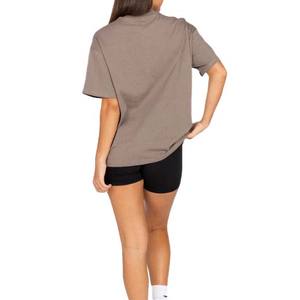 Camisetas de Algodón Ecológicas Transpirables de Corte Ajustado para Mujer, Estilo Casual, con Apliques de Botones, Tallas Personalizadas - Product Image 6