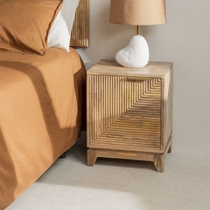 Vandana Amber Nature Design Mango Wood Nightstand - Product Image 1