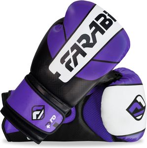 Farabi Wholesale High Quality Pro-Series Boxing Gloves Muay Thai Training MMA Hook Loop Closure PU Leather Adjustable Wrist - Product Image 4