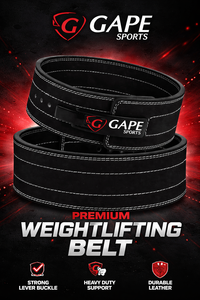 Cinturón de Levantamiento de Pesas de Cuero Vacuno Premium de 10 mm de Grosor para Hombres y Mujeres, Entrenamiento de Fuerza, Sentadillas, Peso Muerto, Profesional - Product Image 4