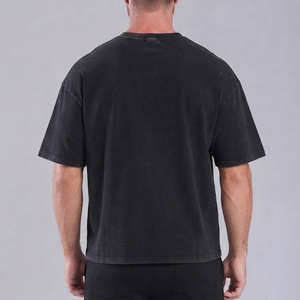 เสื้อยืดคอกลมคลาสสิกผู้ชาย ผ้าฝ้ายพรีเมียม 100%  เสื้อยืดคอกลมลำลอง พิมพ์โลโก้ตามสั่ง - Product Image 2
