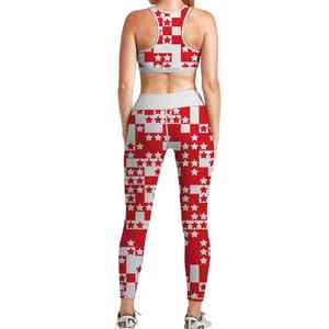 Ensemble 3 pièces pour femmes, haut court uni à manches longues, soutien-gorge, leggings, ensemble de yoga, entraînement sportif, ensembles de yoga en gros - Product Image 4